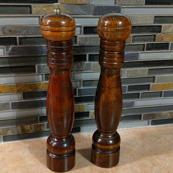 Other - Antique salt shaker and pepper mill